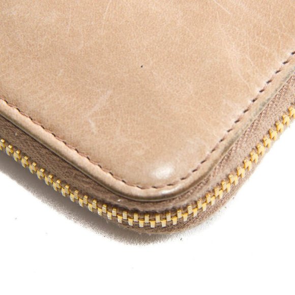 Authentic Prada Vitello Shine Tan Leather zip around wallet - Picture 6 of 9